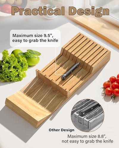 In-Drawer Knife Block Organizer