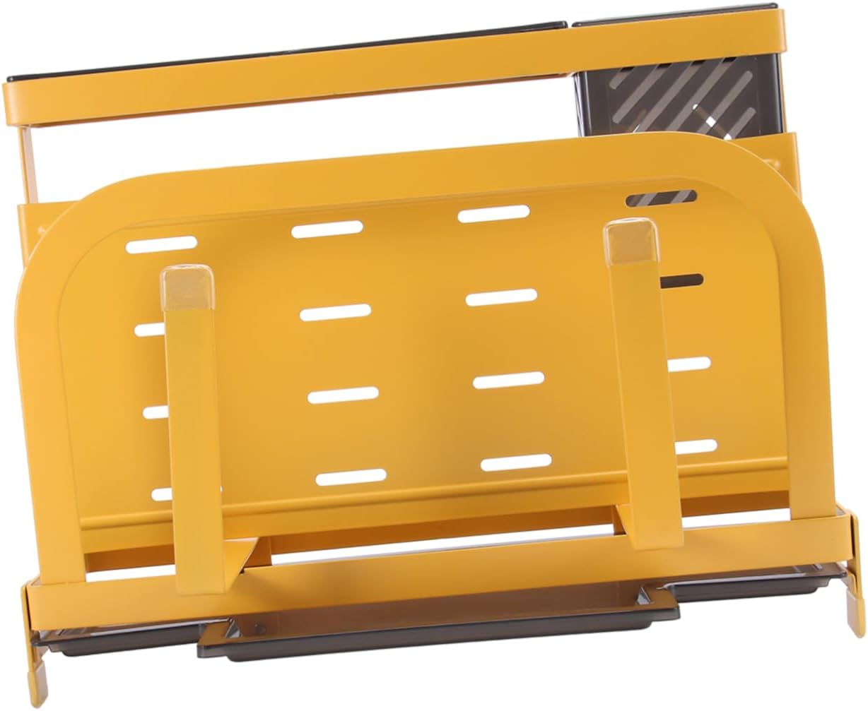 Elegant Yellow Knife Holder Space-Saving