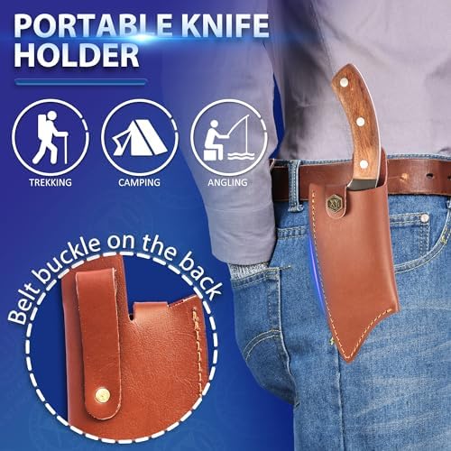 XYJ Leather Sheath Perfect Protection for 6-Inch Chef Knives
