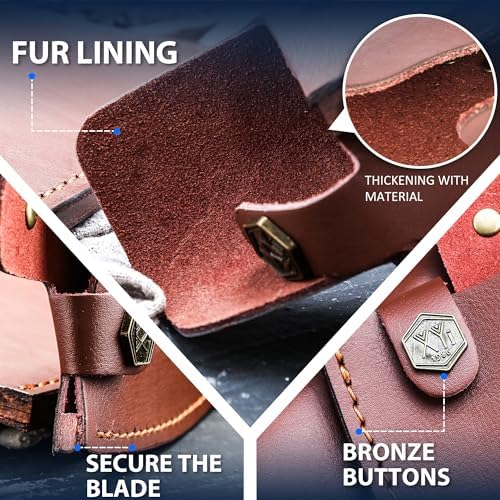 XYJ Leather Sheath Perfect Protection for 6-Inch Chef Knives