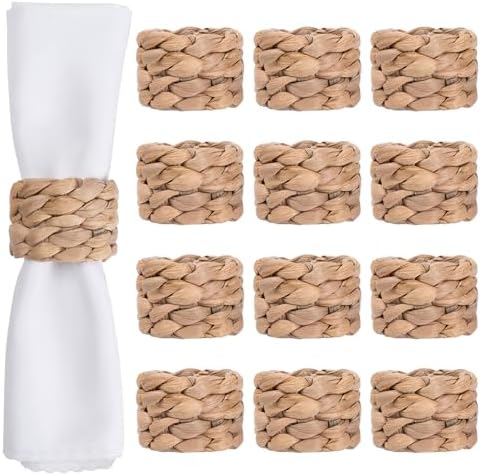 Stylish Handmade Napkin Rings Set of 12
