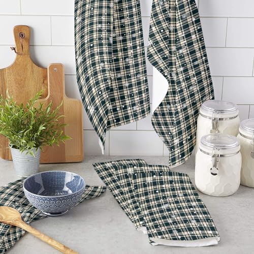 ZOE GARDEN Christmas Snowflake Kitchen Towels
