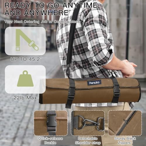 Professional Chef Knives Roll Bag