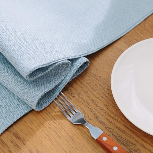 Premium Heat-Resistant Faux Linen Placemats for Kitchen Dining