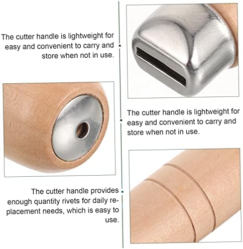 2 Set Reversible Solid-Wood Kitchen Knife Holder with Ergonomic Design