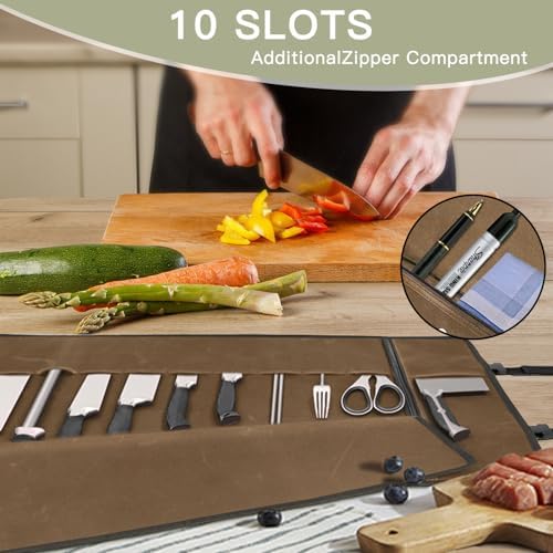Professional Chef Knives Roll Bag