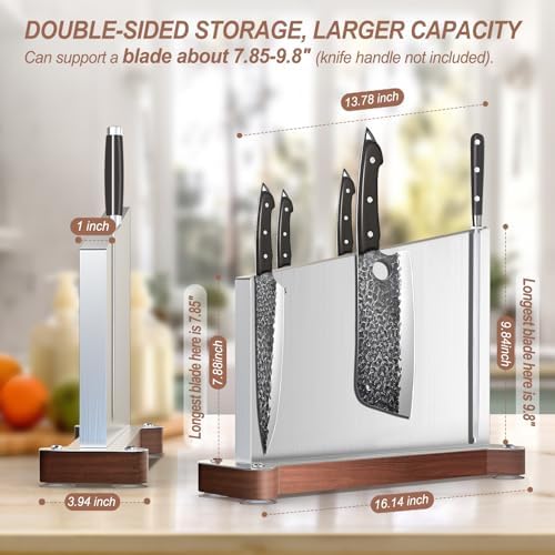 Sturdy Magnetic Knife Holder for Kitchen Use