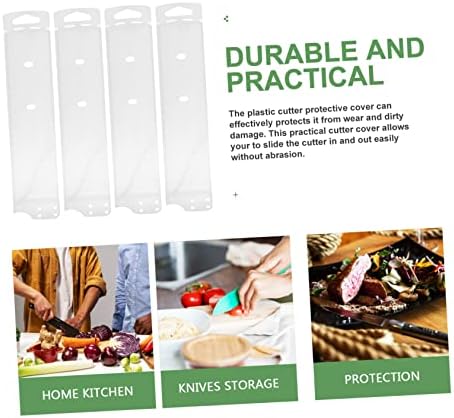 SHOWERORO - Kitchen Cutter Protector 4-Piece Set Durable Knives Guard