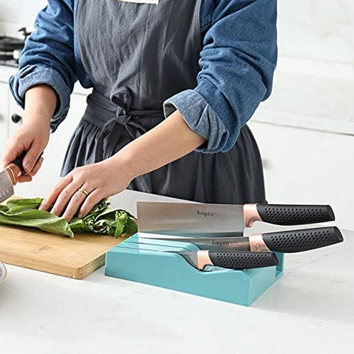 CGTENBS Holder Kitchen Knife Storage Rack with Scissors Organizer Set Stand