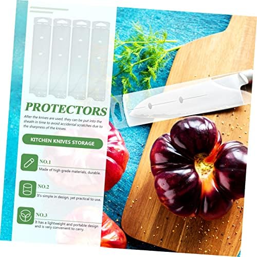 SHOWERORO - Kitchen Cutter Protector 4-Piece Set Durable Knives Guard