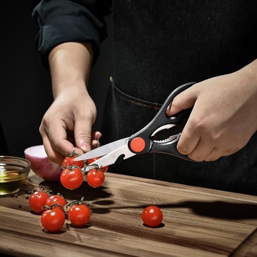 15-Piece Professional Kitchen Knife Set with Block and Sharpener