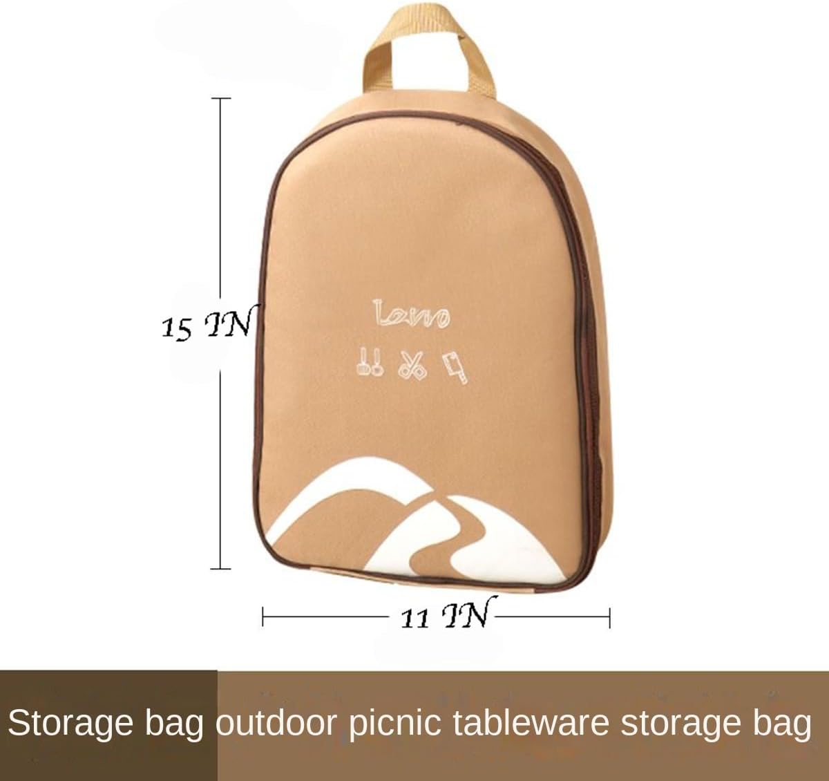 Durable multi-functional waxed canvas knife case for chefs
