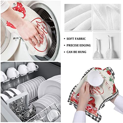Rustic Love Gnomes Kitchen Towels