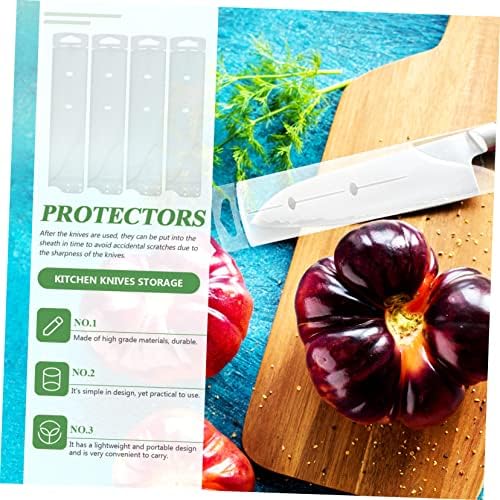 Mikinona 4-Piece Knife Protector Sleeve Protect Your Cooking Invest