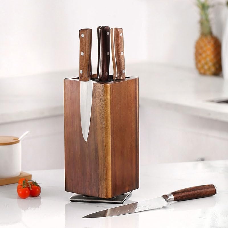 ZUIAI Magnetic Suction Vegetable Holder - 360 Rotating Space-Saving Design