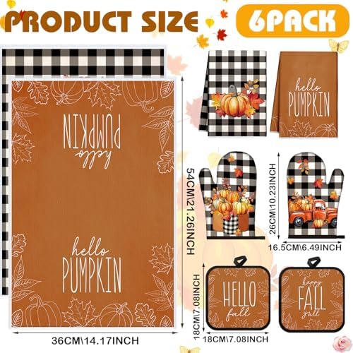 Mindsoft 6-Piece Fall Kitchen Essentials Set