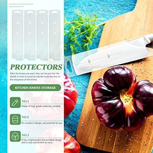 Luxshiny 4pcs Universal Knife Guards Case Protector