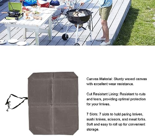 Durable Canvas Knives Organizer