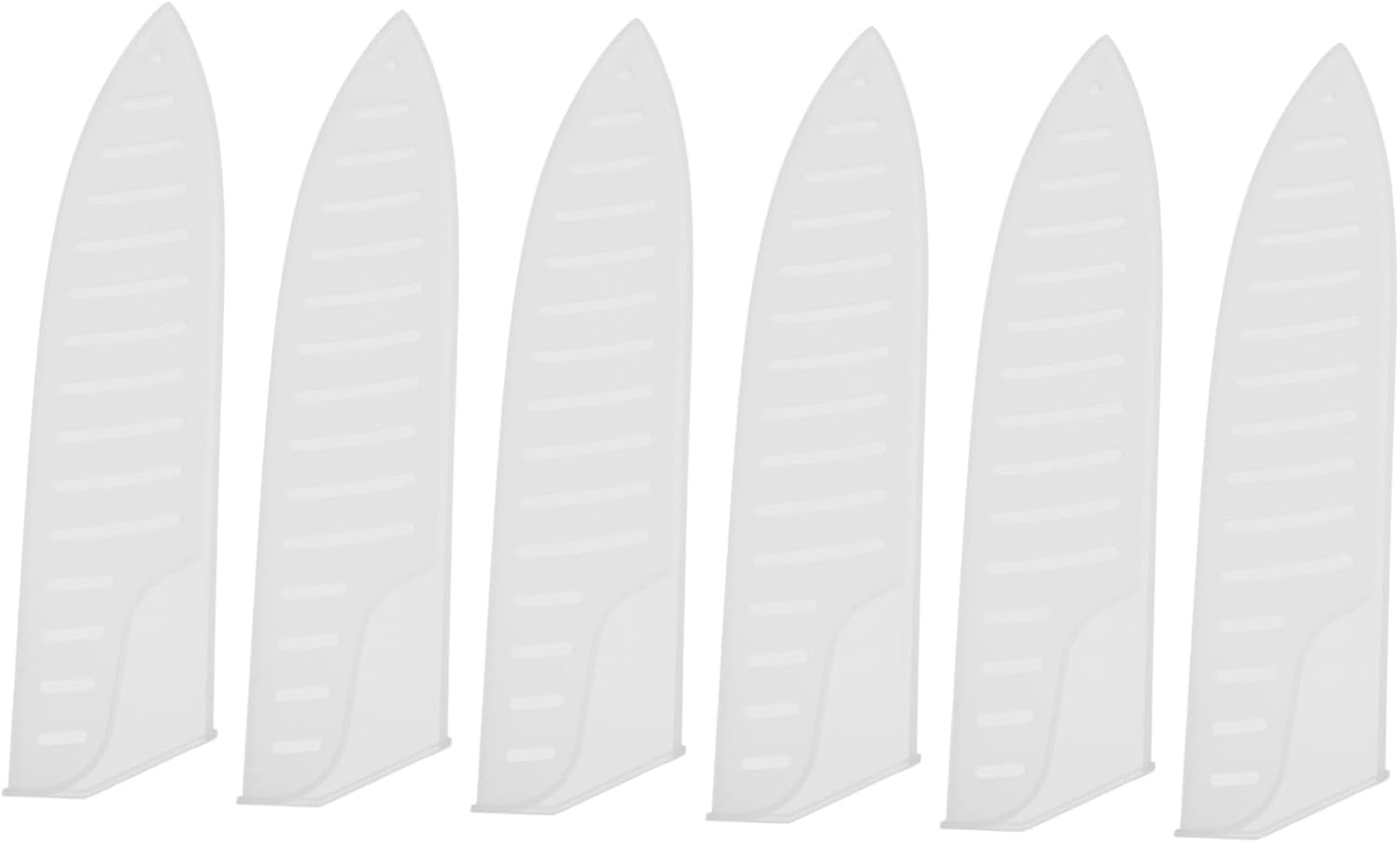 LABRIMP 6-Piece Sturdy Plastic Knivesurface Protector Set for Chef knives