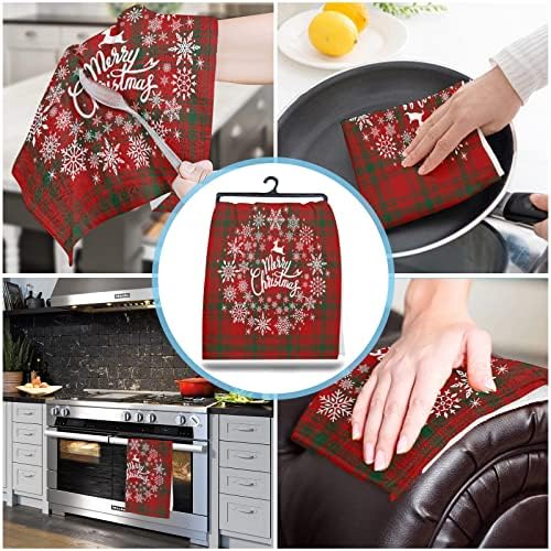 ZOE GARDEN Snowflake Kitchen Towels 2-PC