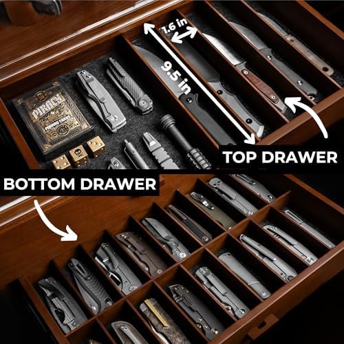 Premium 50-Knives Workflow Display Case