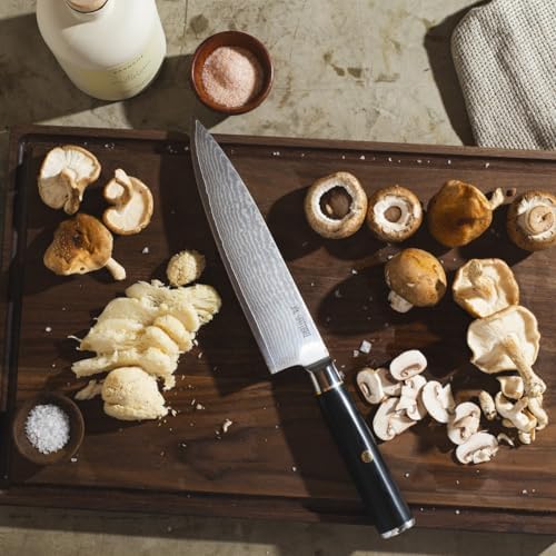 Yatoshi 6-Piece Magnetic Kitchen Knife Block Set