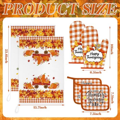 Leinuosen 6-Piece Fall Gnome Kitchen Set