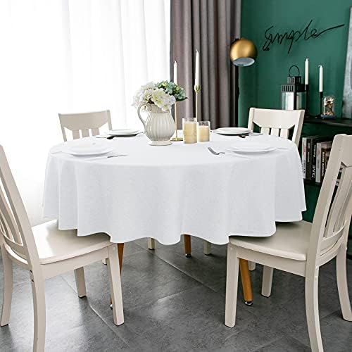 Round Tablecloth 60 Diameter White