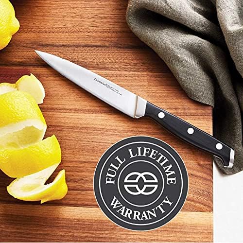Calphalon Kitchen Knife Set with Self-Sharpening Block Durable Sharp and Premium