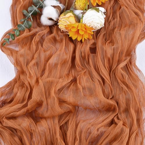 Perfect for Weddings 10ft Boho Gauze Table Runner