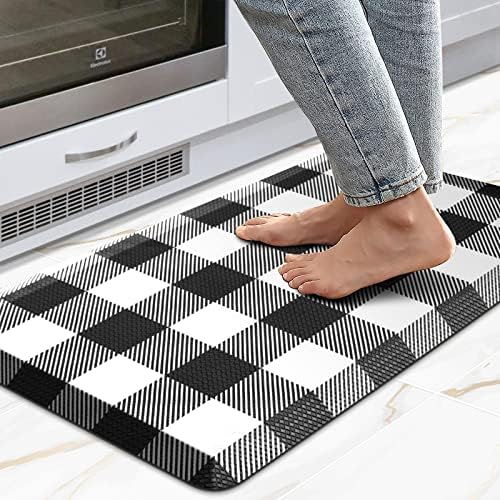 Anti-Fatigue Plaid Kitchen Mat