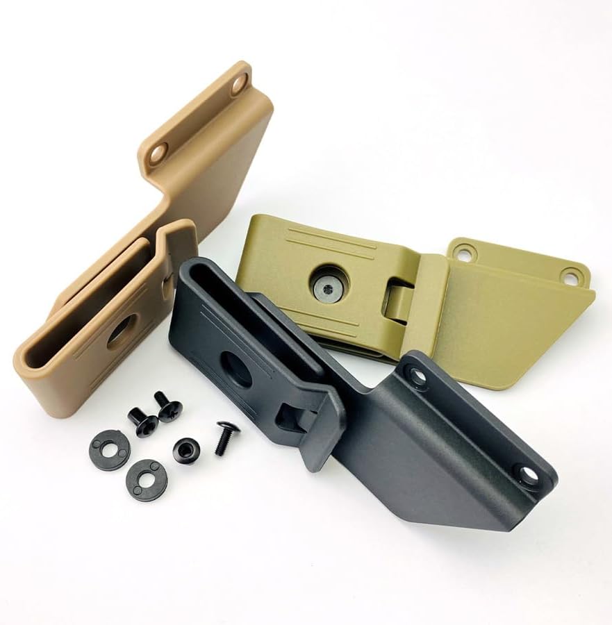 9-Piece 360-Degree Rotatable Clips for Kydex Sheath Knives