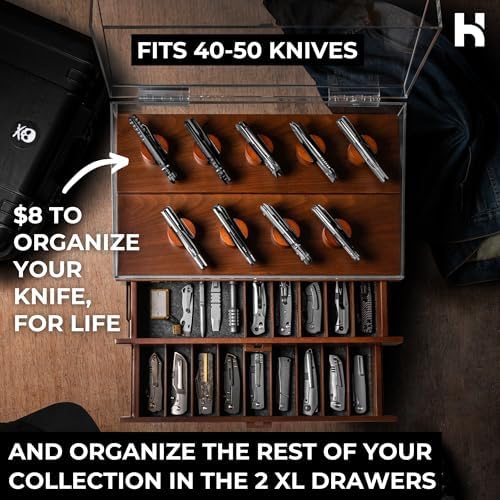 Premium 50-Knives Workflow Display Case