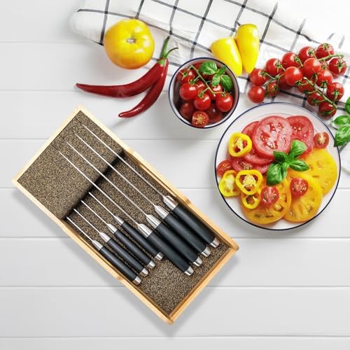 Bamboo Knife Organizer