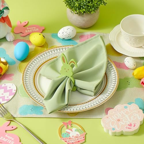 Easter Bunny Napkin Rings Set of 12