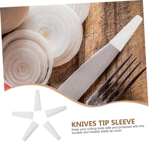 Compact Anti-Scratch Knife Tip Protectors Set for Kitchen Use