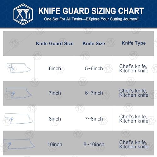 XYJ Leather Sheath Perfect Protection for 6-Inch Chef Knives