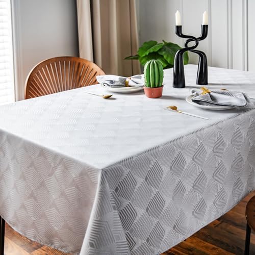 Classic Geometric Tablecloth for Summer