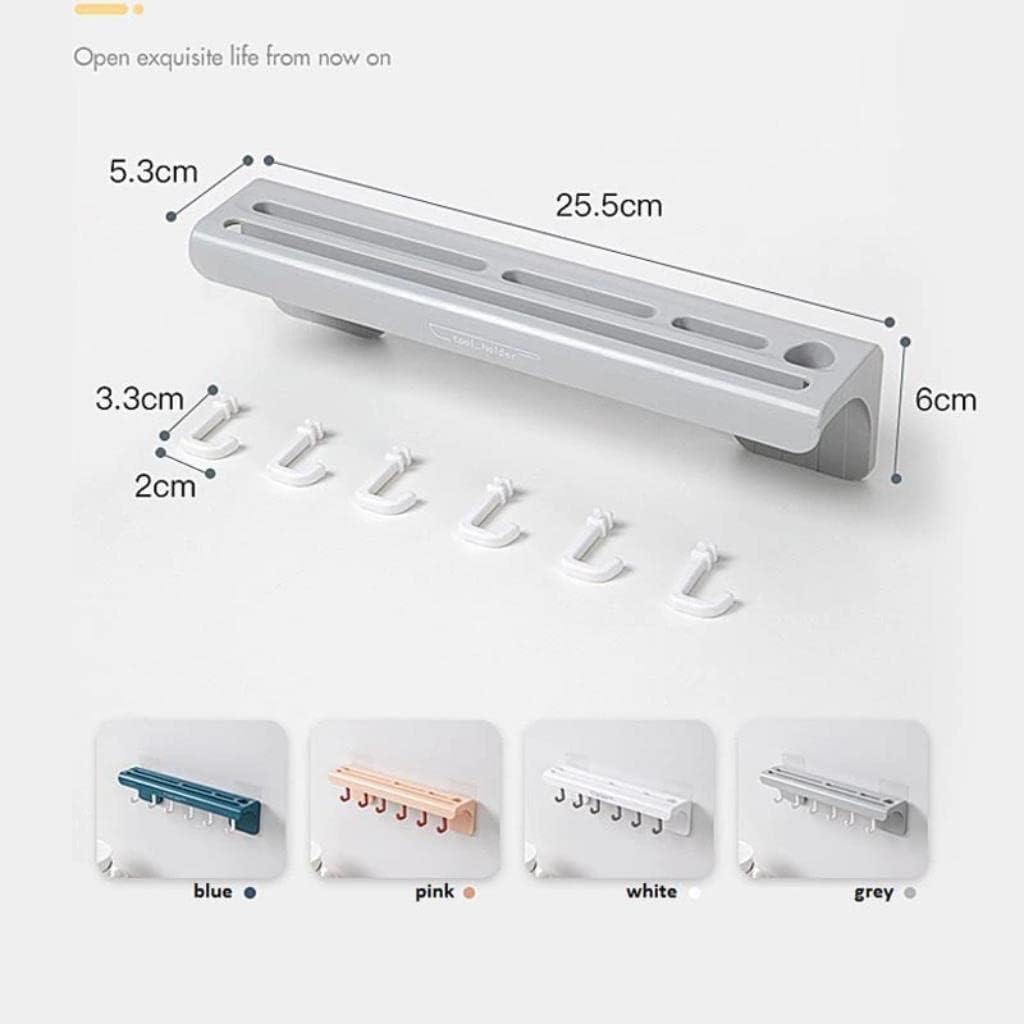 Sure-Keeper Multi-Functional Wall-Mounted Knife Holder Gray