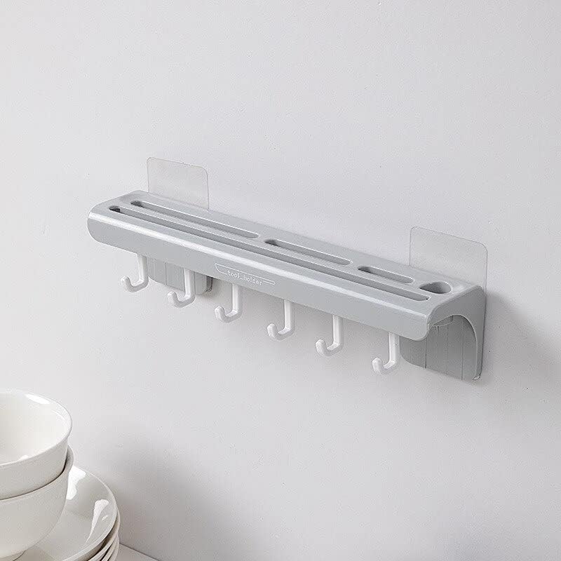 Sure-Keeper Multi-Functional Wall-Mounted Knife Holder Gray