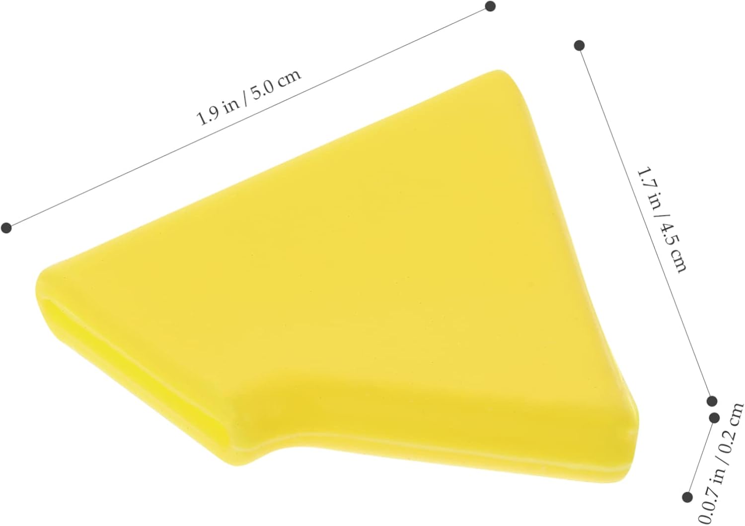 6-Piece Kitchen Finger Protectors Durable Safety Shields Yellow Reusable