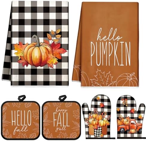 Mindsoft 6-Piece Fall Kitchen Essentials Set