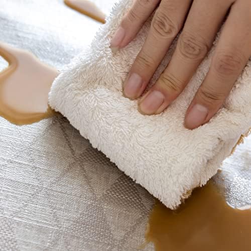 Rustic Linen Style Tablecloth for Kitchen Dining