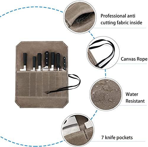Durable Heavy Duty Chef knife Roll Bag Case