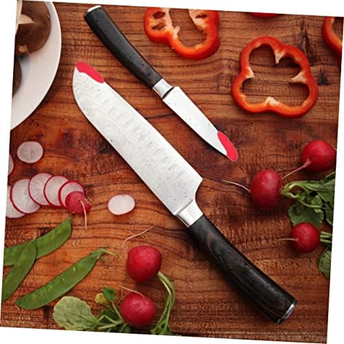 Zerodeko 30pcs Plastic Red Knife Tip Covers