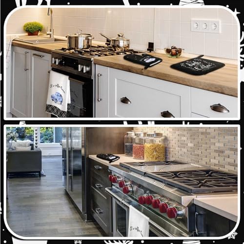 Bencailor 6 Pcs Kitchen Towel and Pot Holder Set