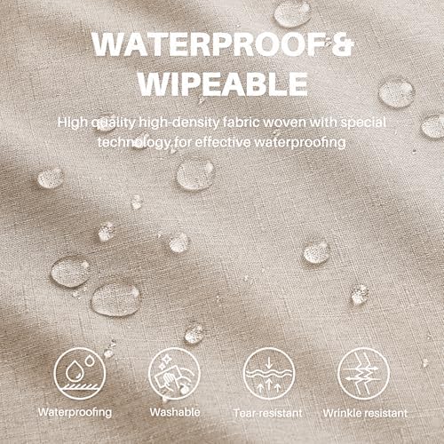 Textured Linen Tablecloth