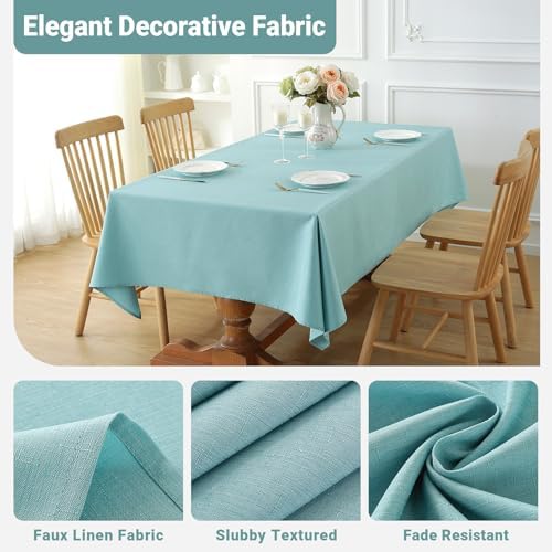 Laolitou waterproof tablecloth Turquoise 60x84