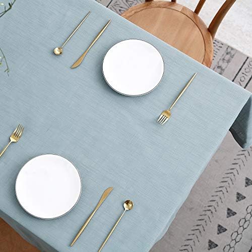 Maxmill Lux Faux Linen Tablecloth for Dining