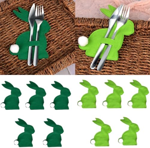 Pack of 5 Soft Cutlery Holder Bags